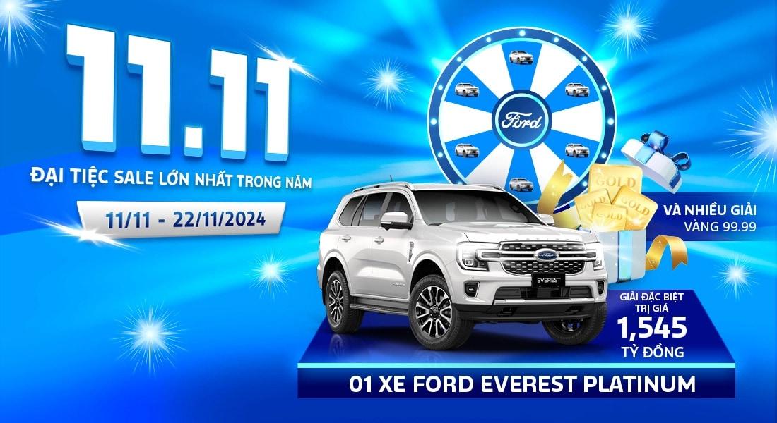 Chương trình khuyến mãi khi mua xe Ford tại Ford Quảng nam trong tháng 11/2024